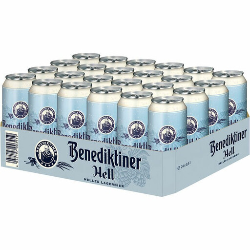 Benediktiner Hell Lager 24x0.5L