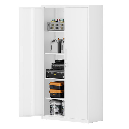 Armoire de rangement Ochama à 5 niveaux en acier