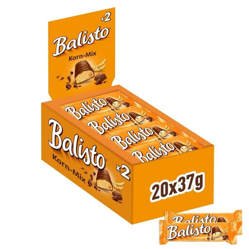 Balisto Whole Grain Muesli Bars 20x37g