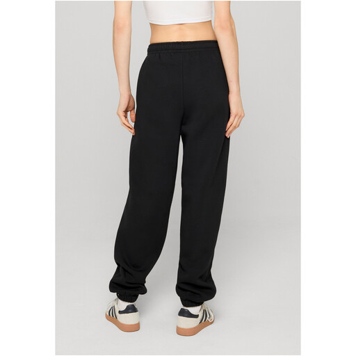 Urban Classics Ladies Fluffy Sweatpants in Black