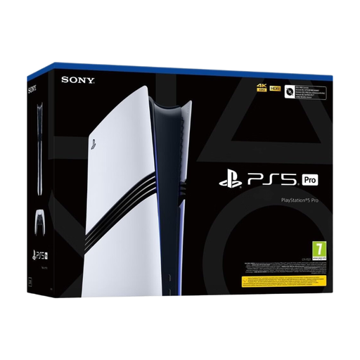 Sony PlayStation 5 Pro Console with DualSense Wireless Controller - White - 2TB - EU Version