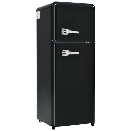 Compact 92 L two-door fridge-freezer, class D