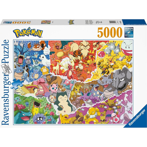 Pokémon Jigsaw Puzzle - 5,000 pieces, multicolour, 153x101cm