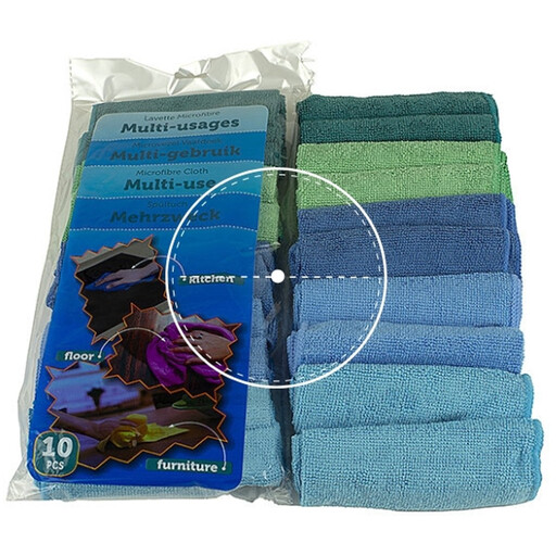 Cleany microvezeldoekjes set van 10