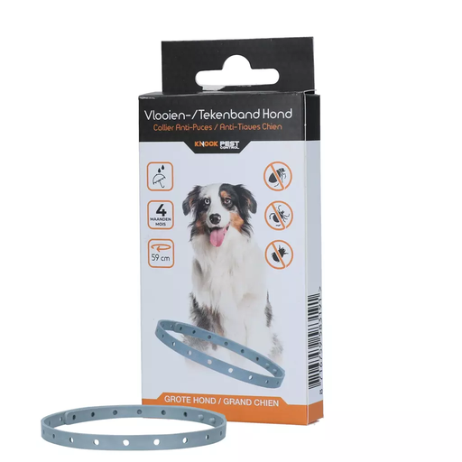 Collier antipuces et antitiques Knock Pest pour chien, 59 cm