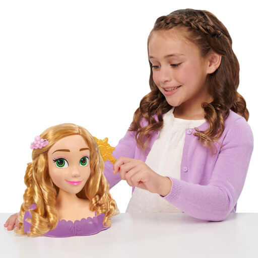 Disney Princess Rapunzel Styling Head with long blonde hair