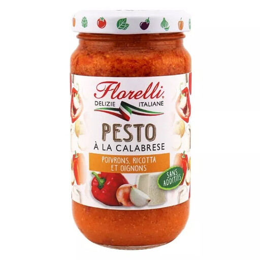 Sauce Pesto Calabrais Piquant Florelli 190g