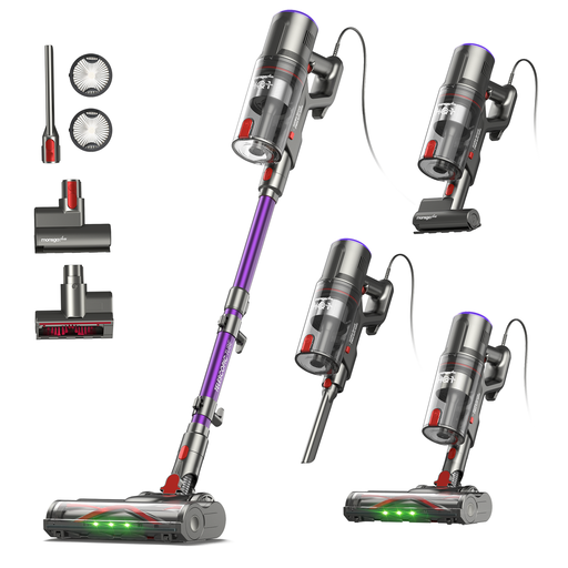 MONSGA HQ1 Purple corded stick vacuum