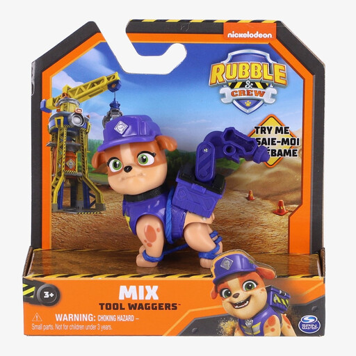 Paw Patrol Rubble & Crew Action Pup Figure