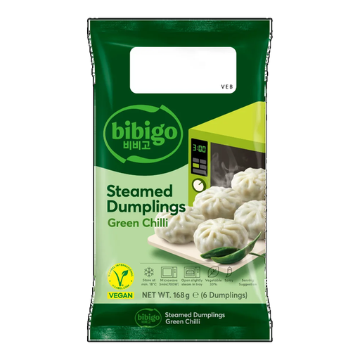 必品阁 (Bibigo) 青阳辣椒蒸饺（便当盒装）168g