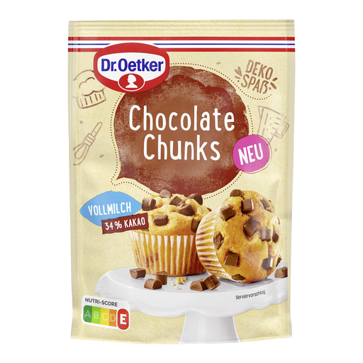 Dr. Oetker Milk Chocolate Chunks