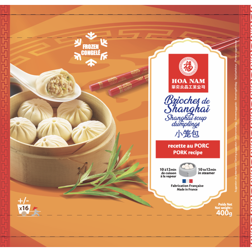 Hoa Nam Shanghai Soup Dumplings (Xiao Long Bao) 400g