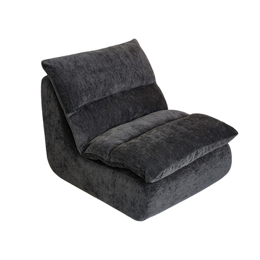 A Bean Bag Chair lounge chair in high-density foam black