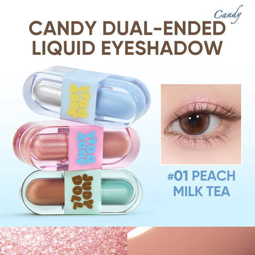 JUDYDOLL DUO EYE TINT 01 Peach Milk Tea