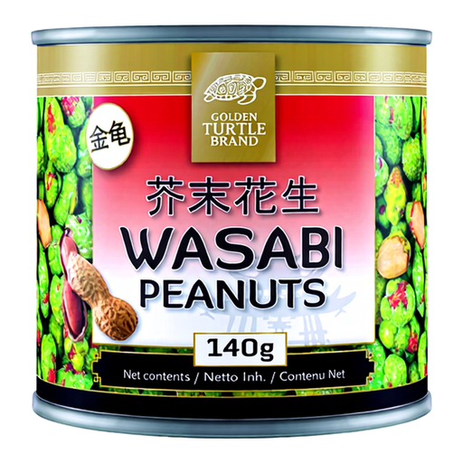 Golden Turtle Peanuts Wasabi Coated 140g