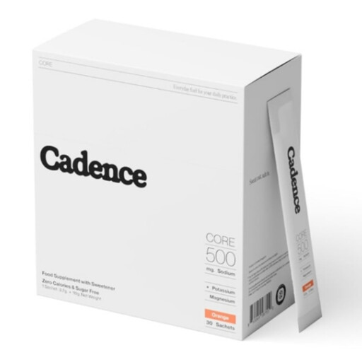 Cadence Core Hydration orange sachets, 30 × 5g