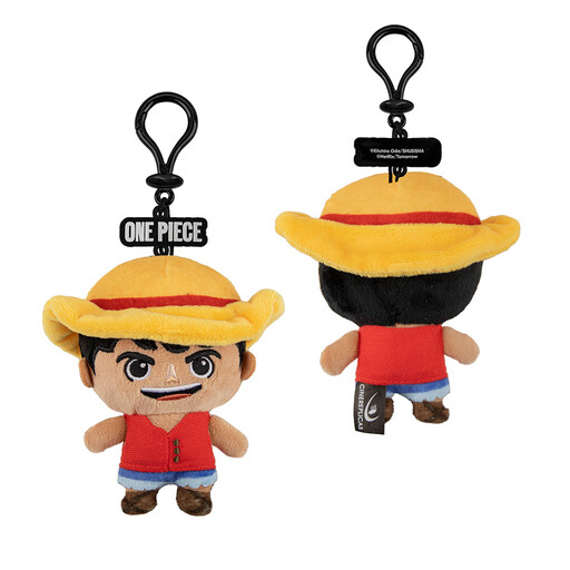 One Piece Plush Keychain Monkey D Luffy
