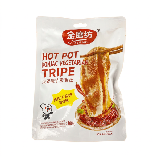 Golden Mill Hot Konjac Plant-Based Tripe Snack