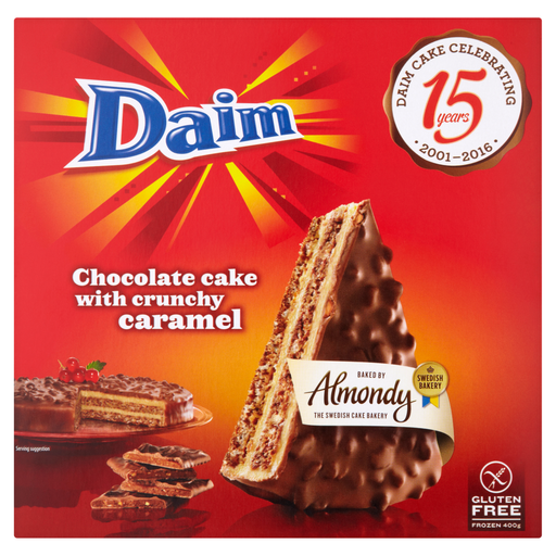 Daim Chocolate Cake with Crunchy Caramel 400 g
