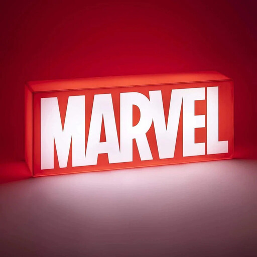 Paladone Marvel Logo LED Desk Lamp - Red