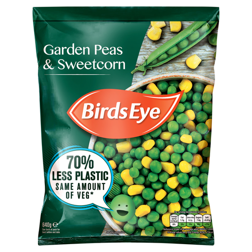 Birds Eye Peas And Sweetcorn Mixed Vegetables 640g