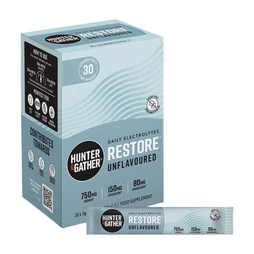 HUNTER & GATHER Restore Electrolytes Unflavoured, 30 sachets