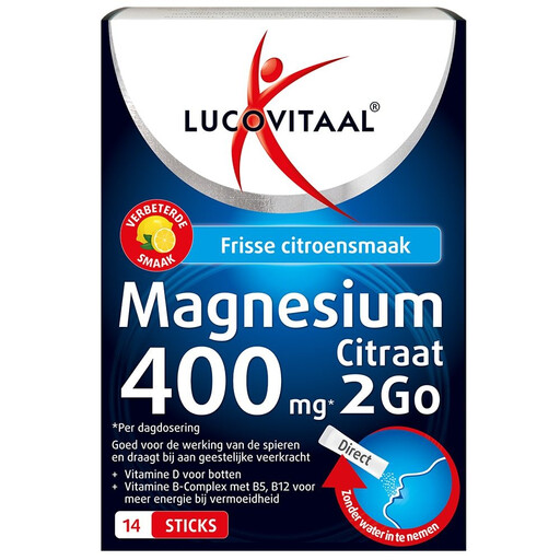 Lucovitaal Magnésium 400 mg To Go - 14 sticks