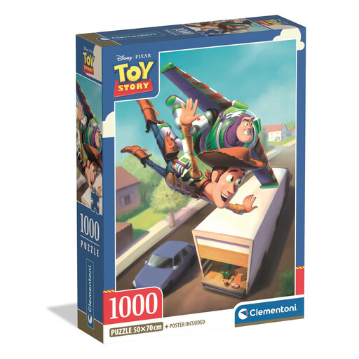 Disney Toy Story 1000 Piece Jigsaw Puzzle featuring Woody and Buzz Lightyear
