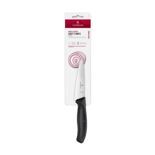 Victorinox Swiss Classic Chef's Knife, 12cm, Straight, Black, B