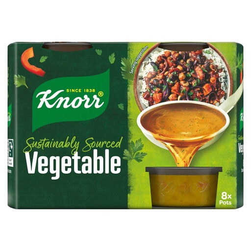 Knorr 8 Vegetable Stock Pot 8 x 28g