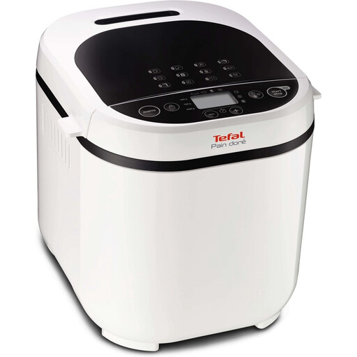 Tefal Pain Doré PF2101 - Machine à pain - 12 programmes - Capacité de 1 l - Blanche
