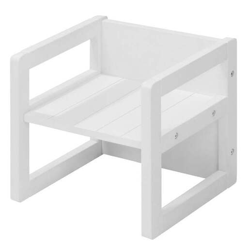 roba Kindertischhocker, Drehhocker im Landhausstil, wei?