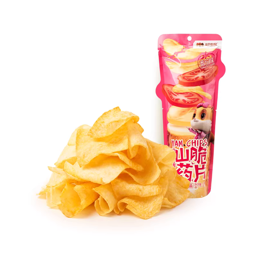 Three Squirrels Tomato Flavour Yam Chips, 60g