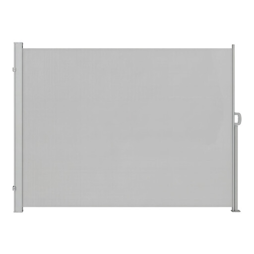 Ochama Extendable Side Shade, 200 x 400 cm Privacy Screen, Light Grey