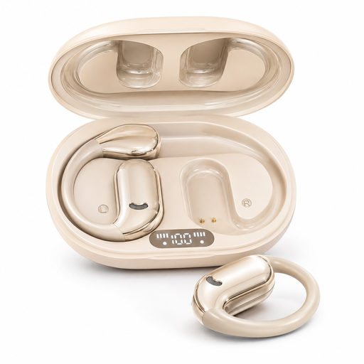 VoxorAI M75 Beige AI translator headset