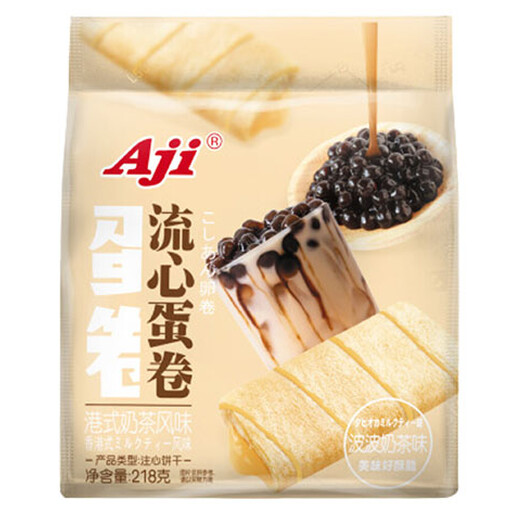 AJI 夹心蛋卷珍珠奶茶味