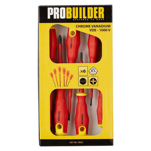 PROBUILDER VDE 螺丝刀套装 6 件套