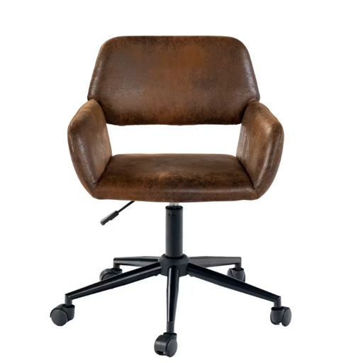 URBAN MEUBLE SWIVEL CHAIR with a suede look