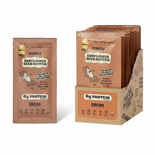 SUNFLY Sunflower Seed Butter Cocoa 32g Sachet x 12pcs