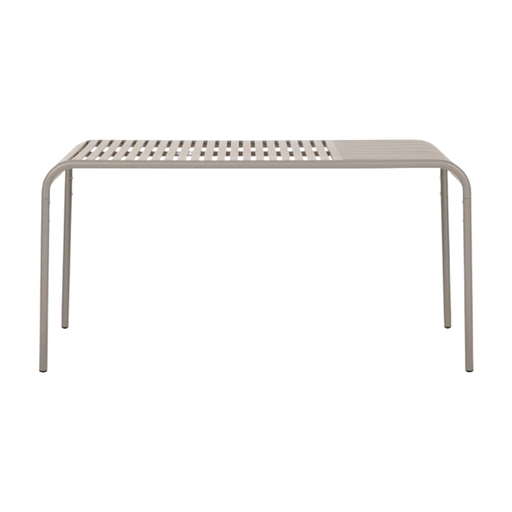 Envy Modern Style Garden Patio Table 150x90cm in Flint Grey