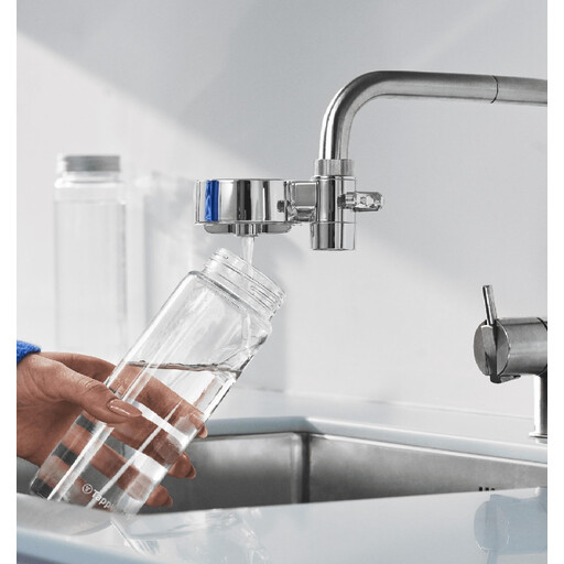 Tappwater EcoPro Compact Tap Water Filter in Chrome