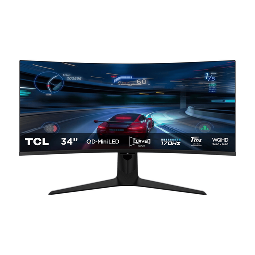 TCL 34R83Q 34-inch Ultra-Wide QHD Mini-LED Monitor