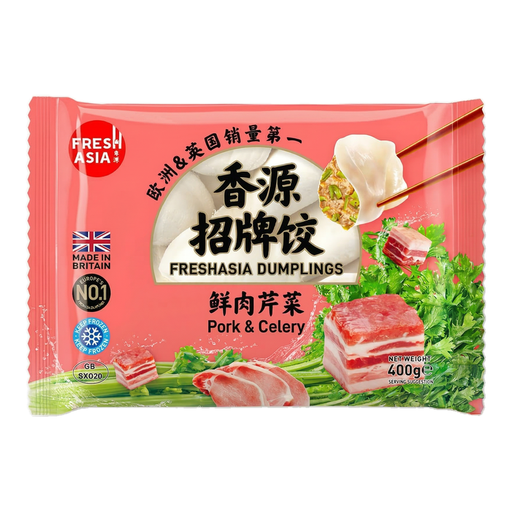 FRESHASIA Pork & Celery Dumplings 400g