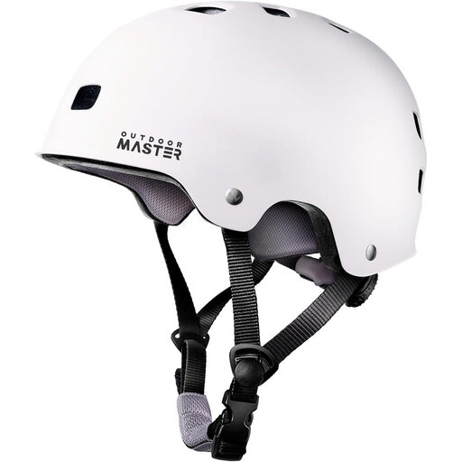 OutdoorMaster Skateboard Helmet in white