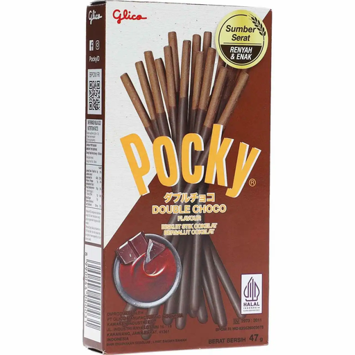 glico | Pocky Biscuit Stick Double Chocolate Flavor 47g