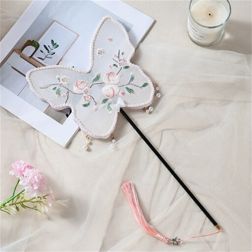 Huacan Chinese Butterfly Fan Ancient Hand Fan