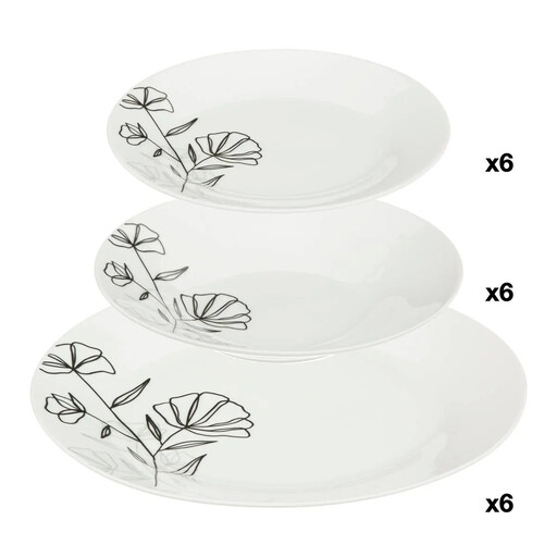 Secret de Gourmet Azalée 18-delige Serviesset