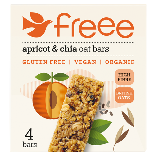 FREEE Gluten Free Organic Apricot & Chia Oat Bars