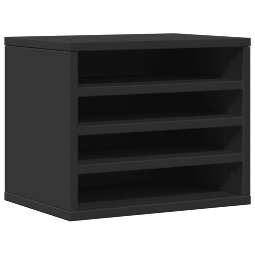 Vida Desk Organiser - Processed Wood, Black