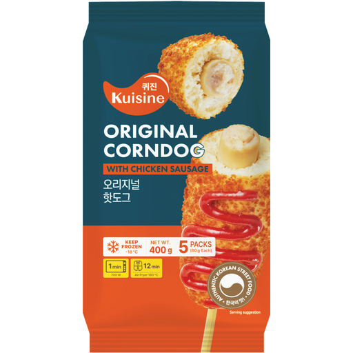 Kuisine Crispy Corn Dog with Chicken Sausage